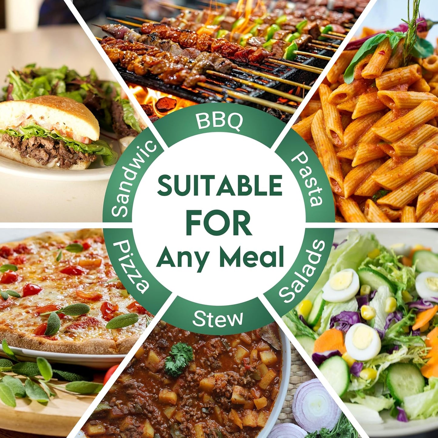 100% Compostable Oval Paper Plates 12 inch Bulk 100 Count, Heavy Duty Large Disposable Plates, Eco-Renewable Sugarcane Pulp Plates for Party,Dinner& Daily Use, White