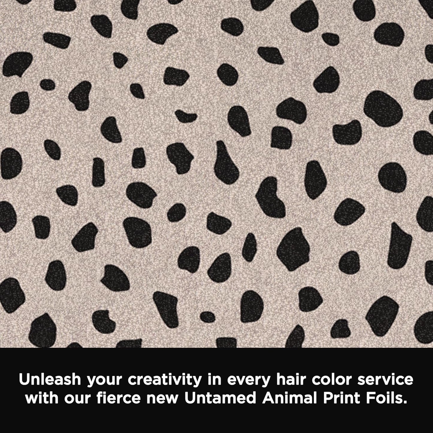 Fromm Embossed Pop Up Foils in Cheetah Print, Foil for Hair Highlighting, Cosmetology Supplies, Hairstylist Essentials, Hair Foils Ideal for Advanced Coloring, Precut, 5" x 11", 500 Foil Sheets