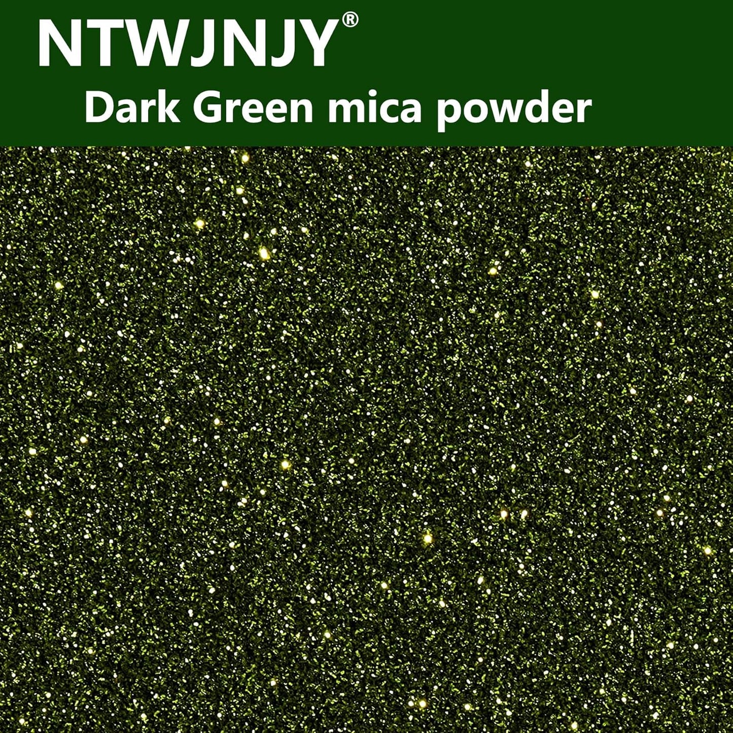 Dark Green Mica Powder, Natural Shimmer Mica Powder for Epoxy Resin/Candle/Soap/Lip Gloss/Slime/Quicksand/Bath Bombs/.Car Paint pigments.Candle Dye,Soap Making Dye(50g/1.7oz)