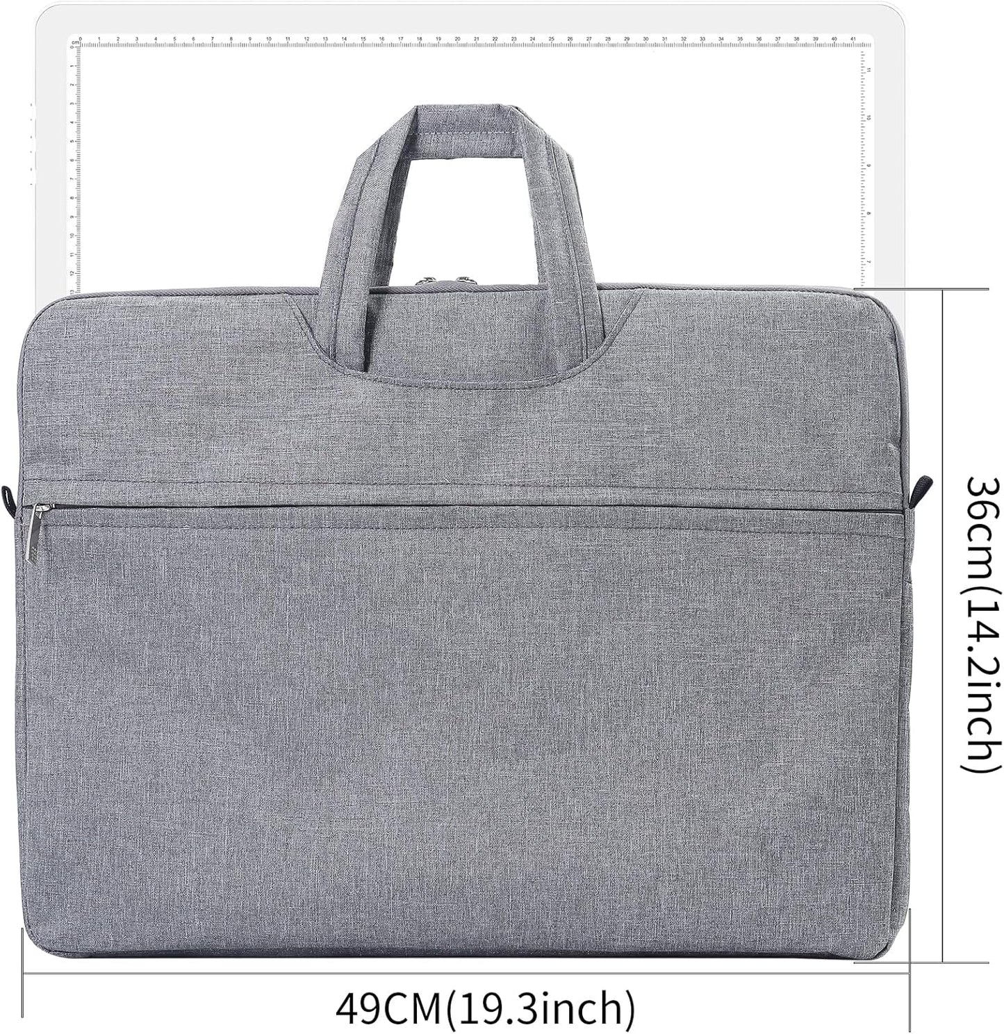 Elice Magnetic A3 Light Board with Bag for Diamond Painting, Tracing LED Light Box with Side Buttons, Super Bright Diamond Art Light Pad, Light Table for Drawing, Sketching, Weeding Vinyl - White