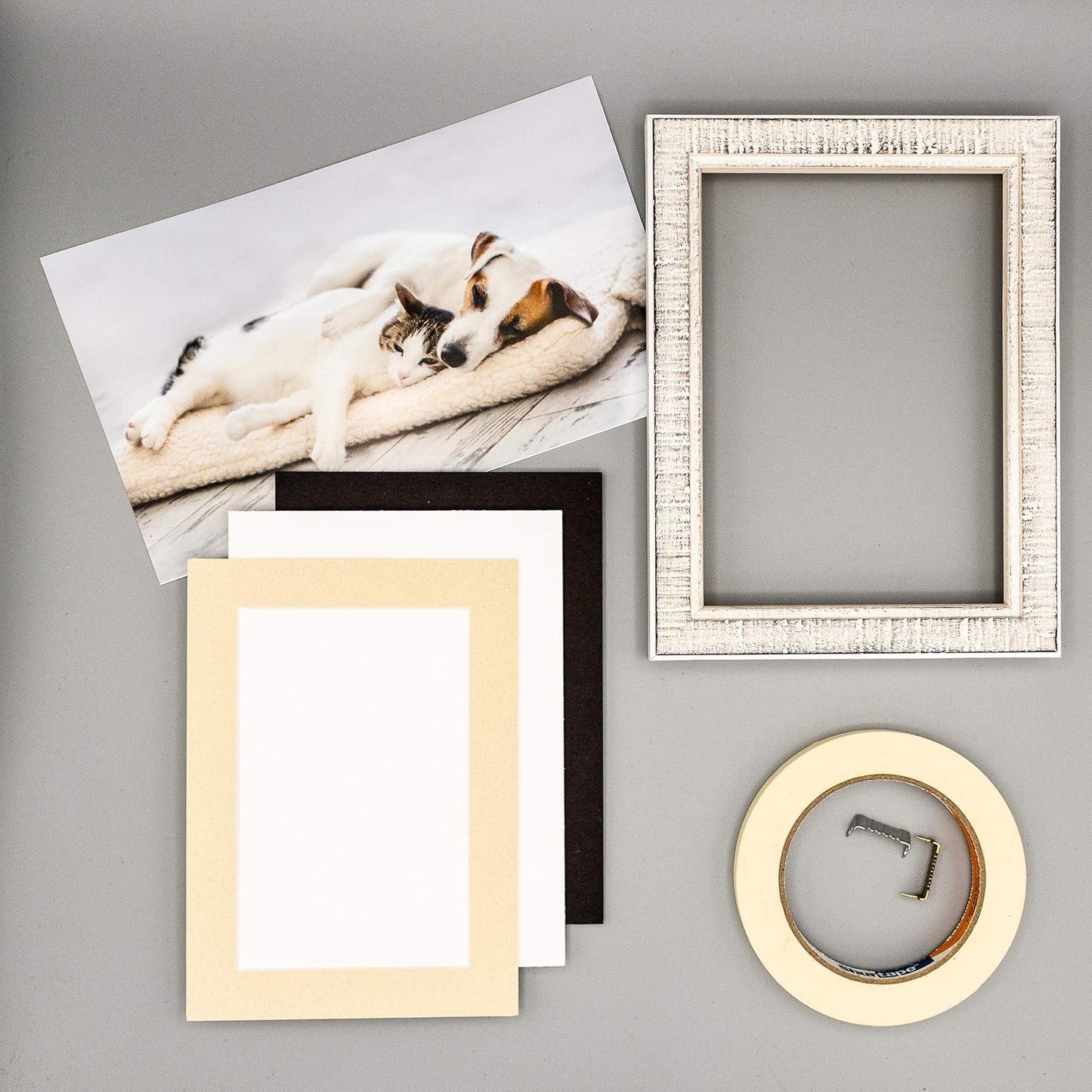11x14 Mat for 8.5x11 Photo - Precut Tan Picture Matboard for Frames Measuring 11 x 14 Inches - Bevel Cut Matte to Display Art Measuring 8.5 x 11 Inches - Acid Free Pack of 100 MATS