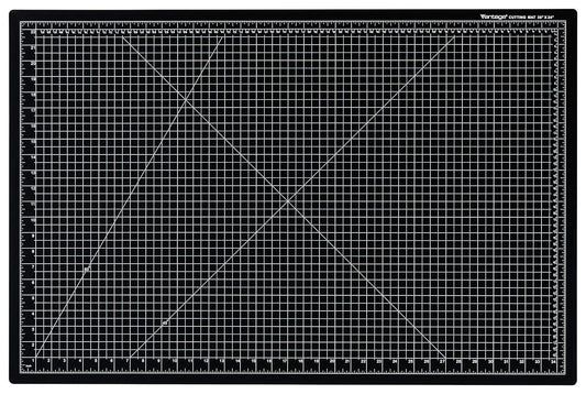 Dahle Vantage 10673 Premium Self-Healing Cutting Mat, 24"x36", 1/2" Grid, 5 Layers for Max Healing, Perfect for Crafts & Sewing, Black