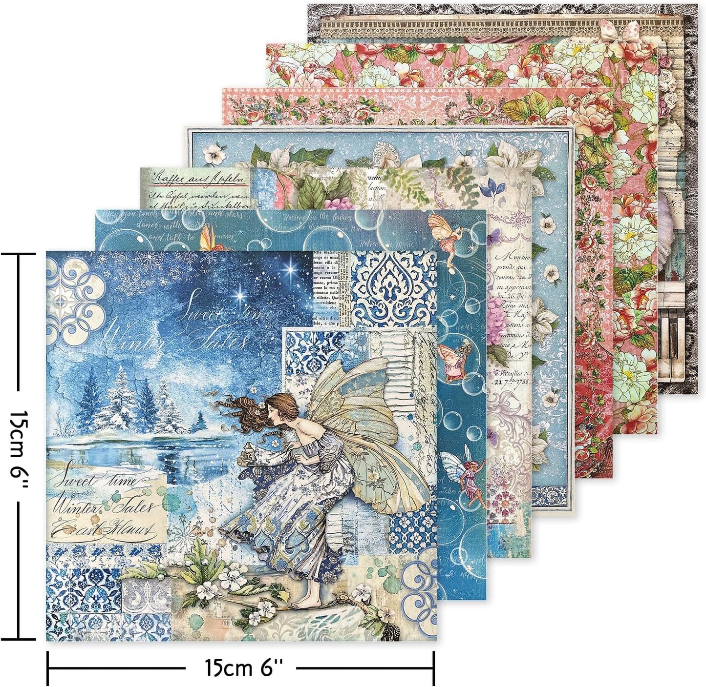 Origami 6x6 Paper Kit 150 Sheets 150 Vivid Colors Double Sided Same Printed Traditional Patterns Square for Arts Crafts Projects Japan Traditional Chiyo.Manor