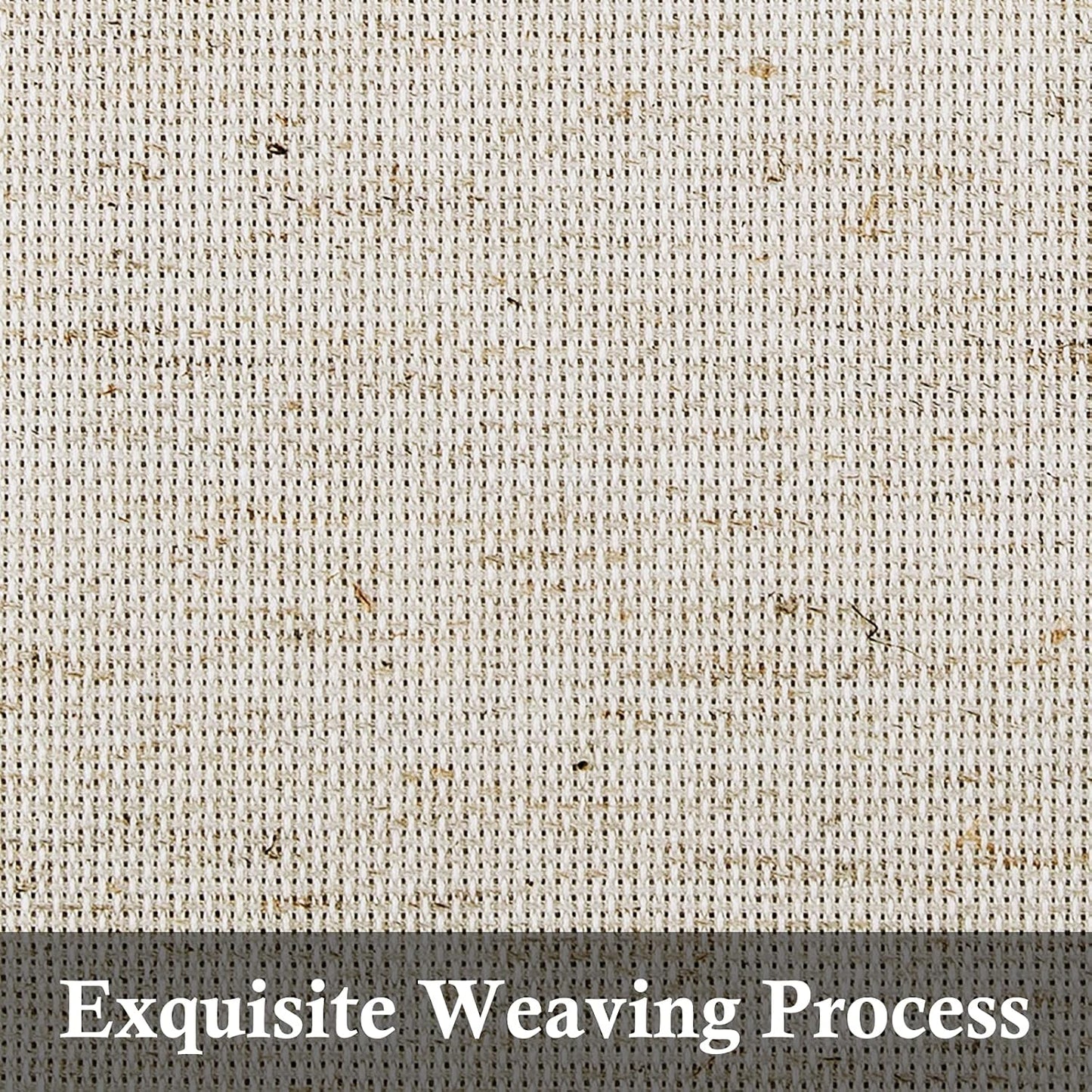 Aida Cloth Big Size 18 Count, Light Oatmeal Cross Stitch Fabric, 59 inch by 36 inch (59 inch by 1 Yard)