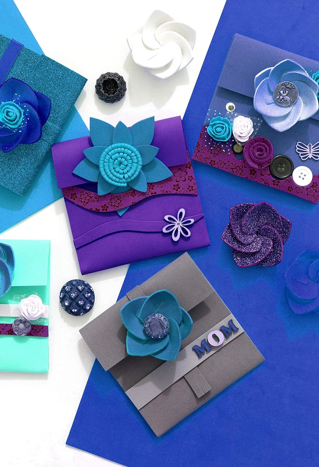 Better Office Products 30 Pack EVA Foam Sheets, 9 x 12 Inch, Assorted Colors (10 Colors), 2mm Thick, for Arts and Crafts, 30 Sheets