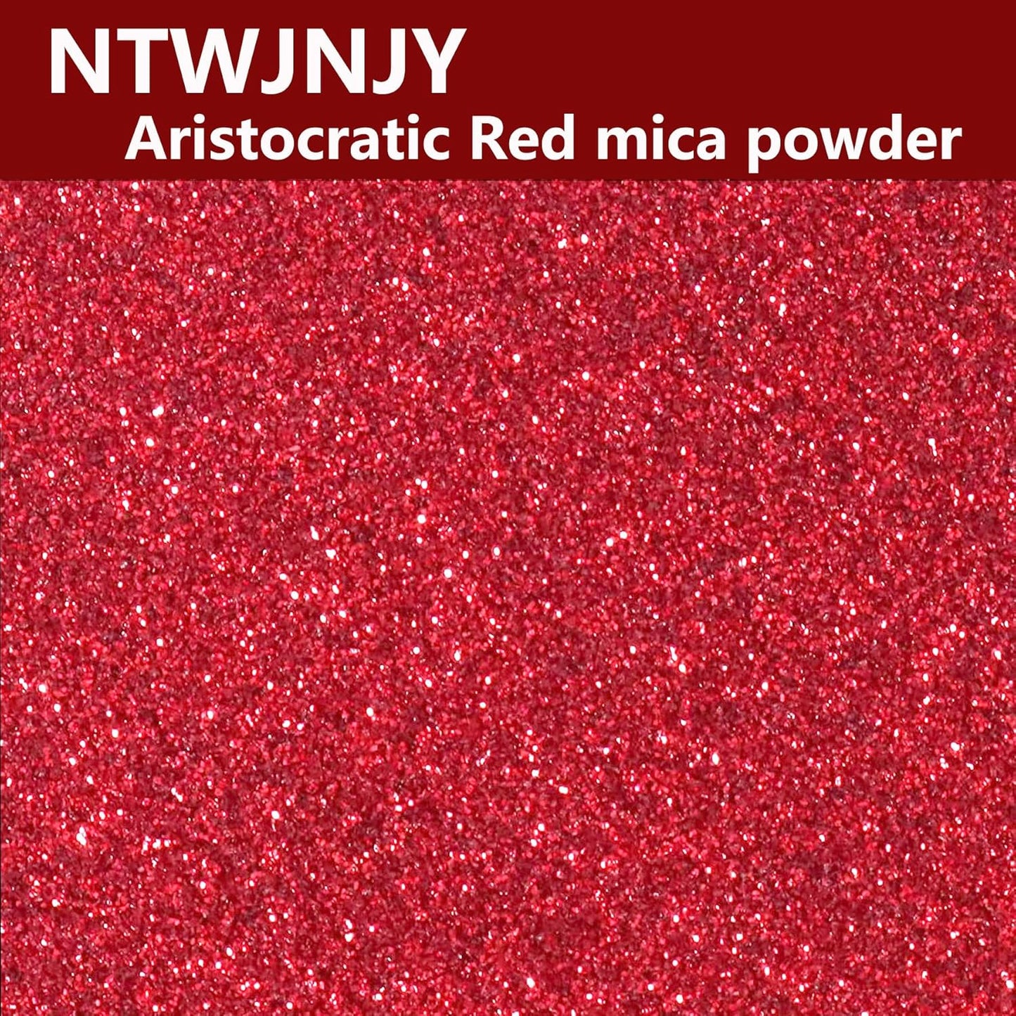 Aristocratic Red Mica Powder, Natural Shimmer Mica Powder for Epoxy Resin/Candle/Soap/Lip Gloss/Slime/Bath Bombs/Quicksand.Car Paint pigments.Candle Dye,Soap Making Dye,Resin dye.(50g/1.7oz)