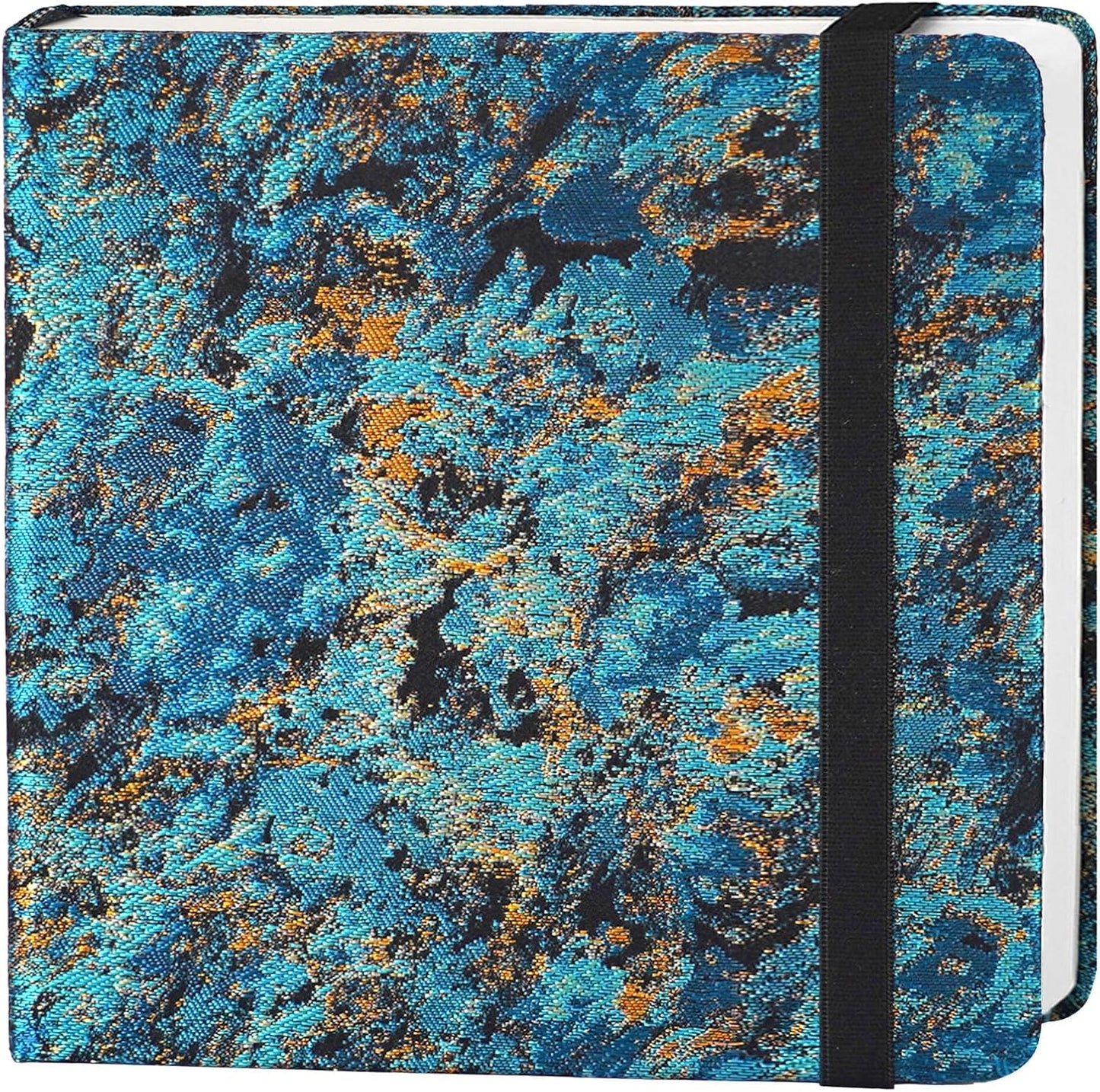 Funto Watercolor Journal, 6.3x6.3, 24 Sheets, 100% Cotton Cold Press, 300gsm/140lb, Inner Paper Pocket, Art Supplies for Mixed Media