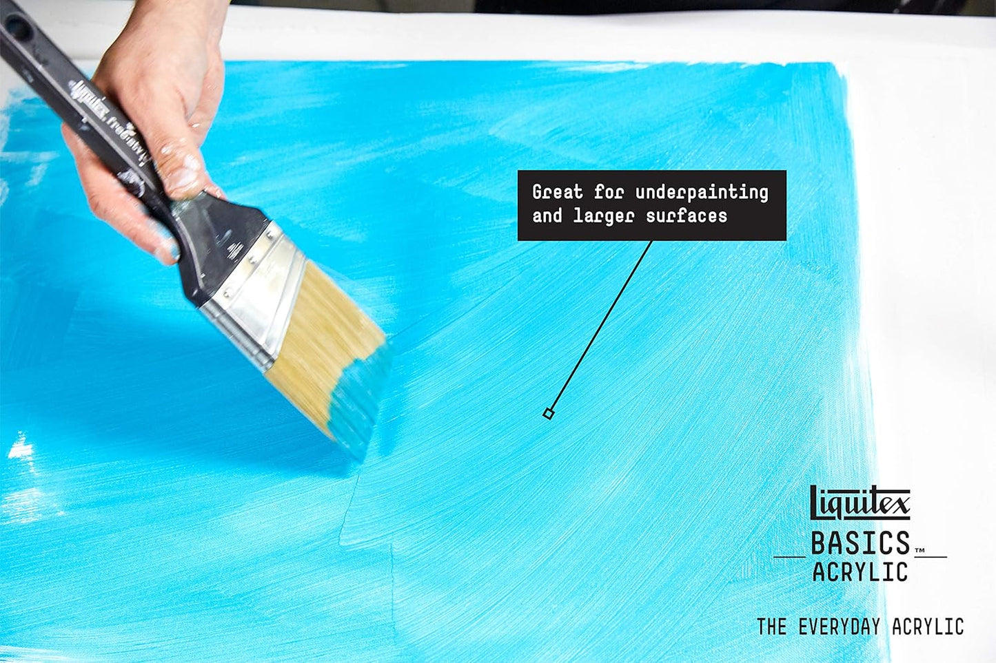 Liquitex BASICS Acrylic Paint, 250ml (8.5-oz) Tube, Cadmium Red Deep Hue