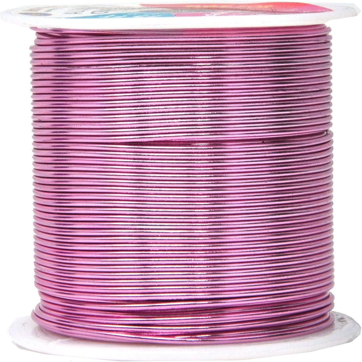 Mandala Crafts 18 Gauge Anodized Aluminum Craft Wire for Jewelry Making - 450 FT Colored Flexible Silver Copper True Blue Pink Ice Blue Green Wire - Bendable for Bonsai Armature Crafting Sculpting