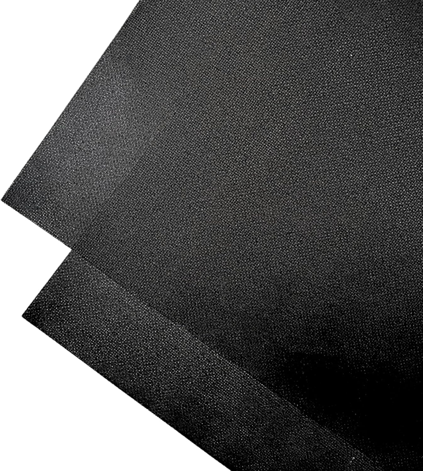 2 Sheets of Black 14 Count Aida Cloth – 21 x 21 Inch Pre-Cut Fabric Squares – Cross Stitch Fabric – 100% Cotton – Ideal for Needlework & Embroidery – The Knotty Unicorn