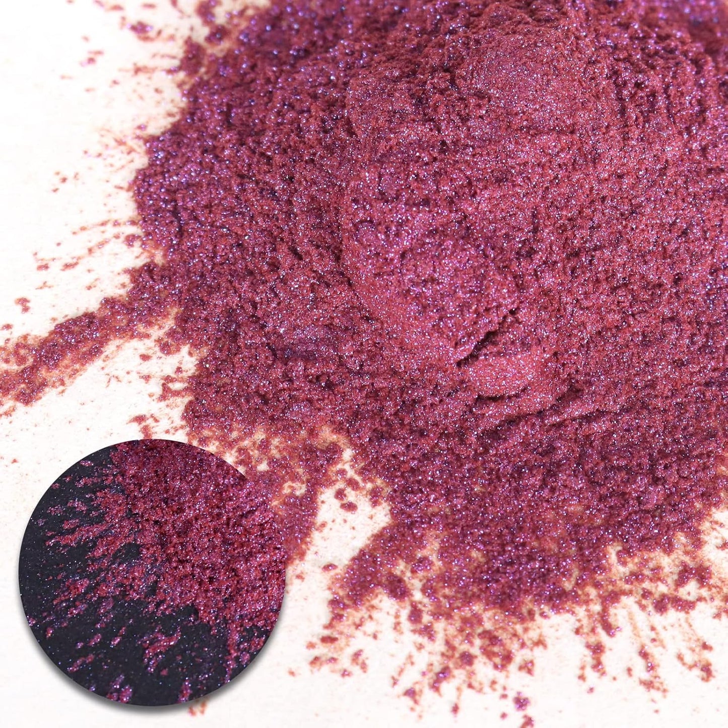 Ceya Chameleon Mica Powder, 1.8oz/ 50g Rosy Amber Chrome Nail Powder, Cosmetic Grade Pearlescent Effect Color Shift Pigment for Epoxy Resin, Makeup, Nail Polish, Soap Dye, Candle Making,Craft,Slime