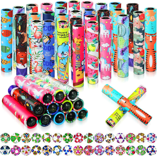 CHENGU Classic Kaleidoscope Return Gifts for Kids Birthday, Educational Toy for Classroom School Return Gifts, Party Favor, Gift Bag Filler, Carnival Prize and Stocking Fillers(Single Style)