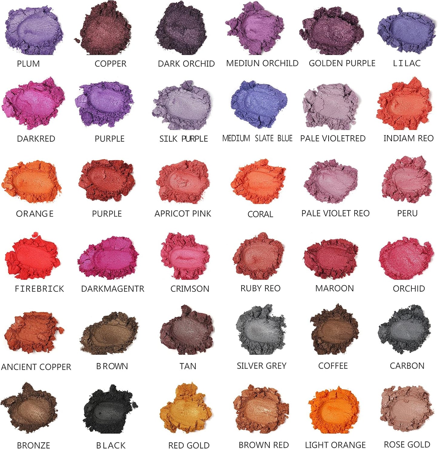 Mica Powder for Epoxy Resin, 108 Colors, 36 Original Colors(0.35oz, 10g), 36 Pastel Colors(0.35oz, 10g), 36 Fine Glitter(0.7oz, 20g), Pigment for Epoxy Resin