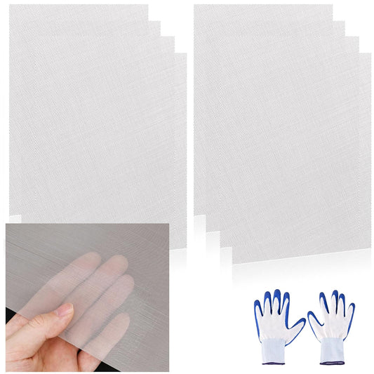 8 Pcs 13x9 (33cmx23cm) 120 Mesh 304 Stainless Steel Wire Mesh Sheet, Rustproof Metal Mesh Sheet Screen for DIY Crafts, Vent Covers, Garden Fencing, Window Protection & Industrial Filters