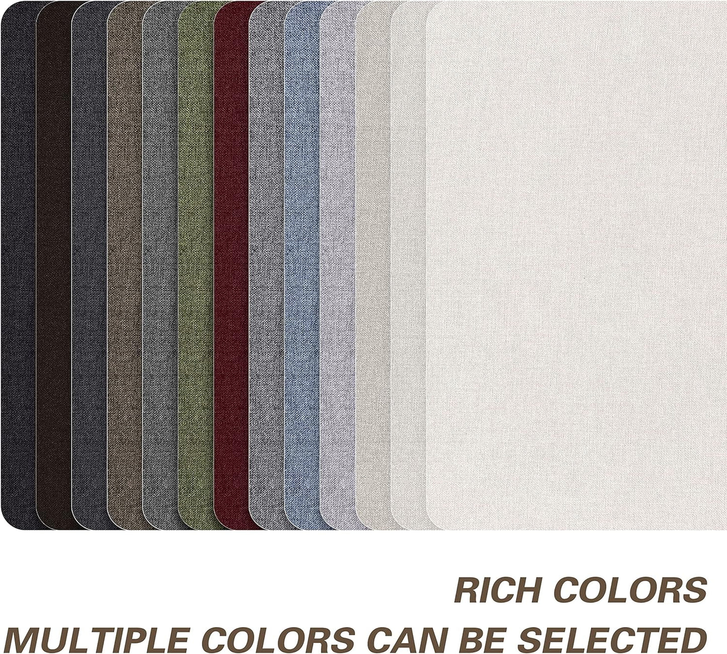 Fine Linen Repair Patches, Self-Adhesive Linen Fabric Patches, 8X11 inch Extra Size, Multi Color, Can be Used for Linen Sofa Repair and Linen Clothes Repair(Rice Coffee,8" x 11")