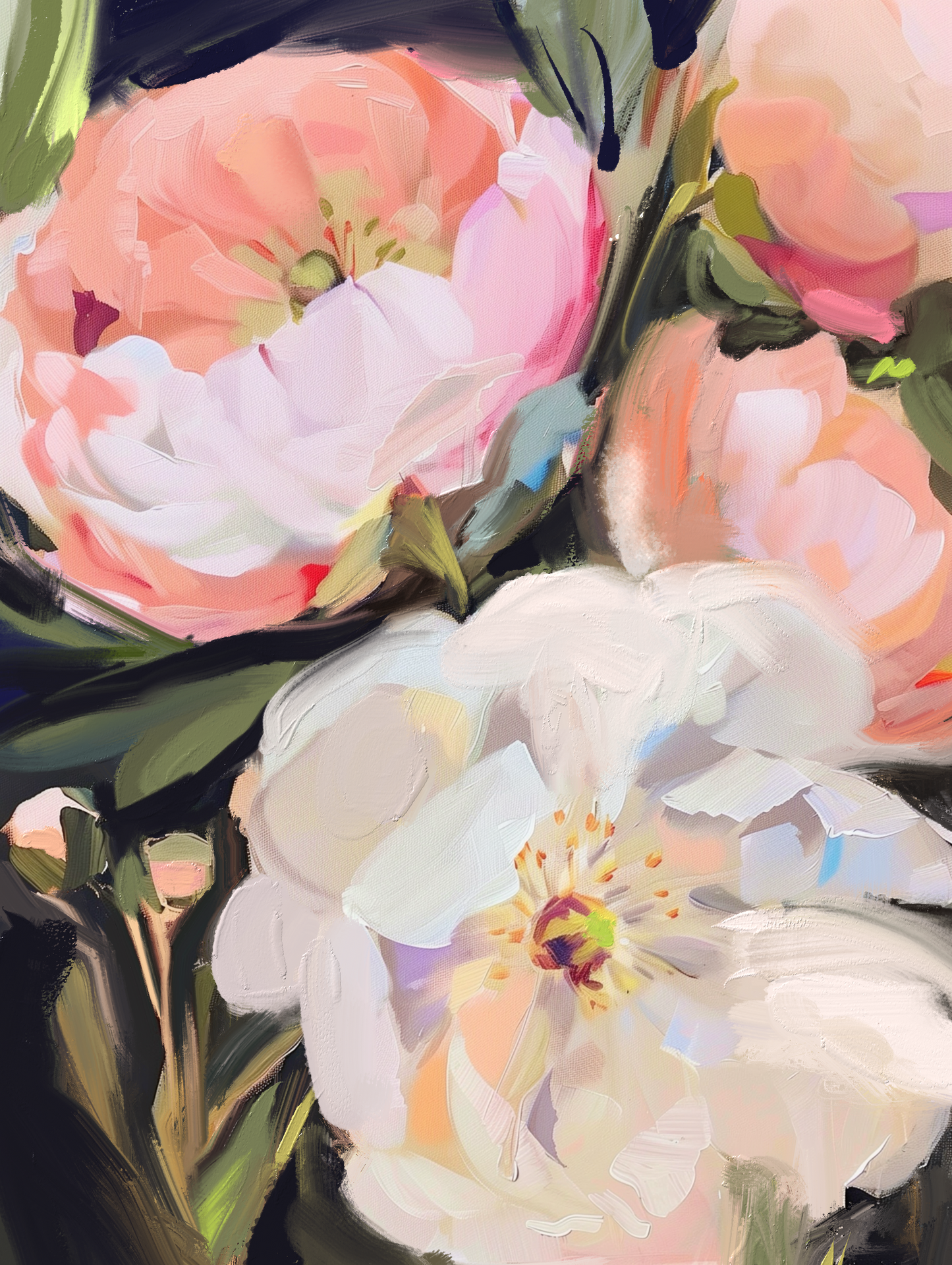 A Soft Blooming Art Print