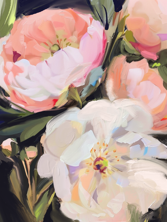 A Soft Blooming Art Print