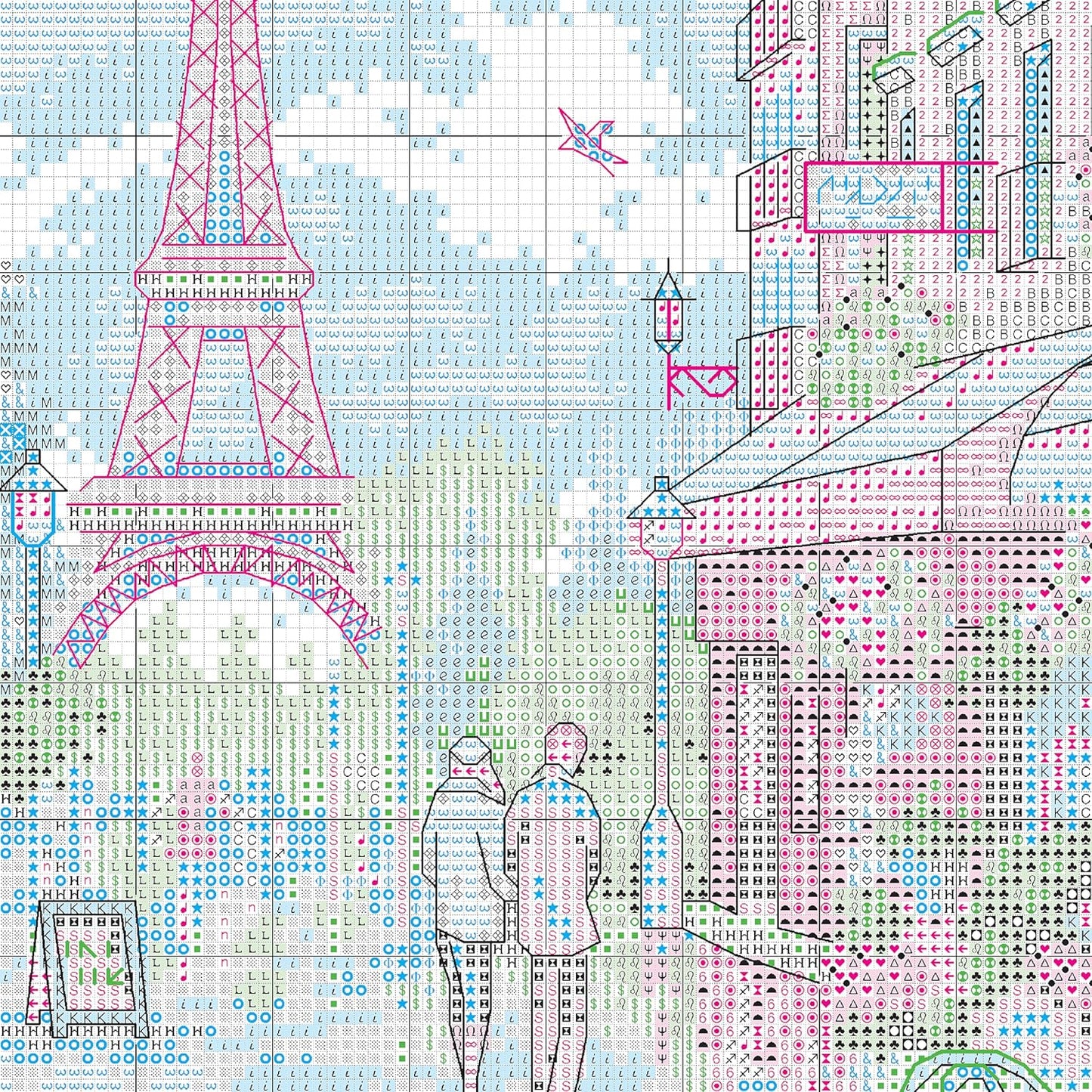 Dimensions Flowers for Sale Counted Cross Stitch Kit, 9" x 12", 14 Cnt. Light Blue Aida 5 Piece